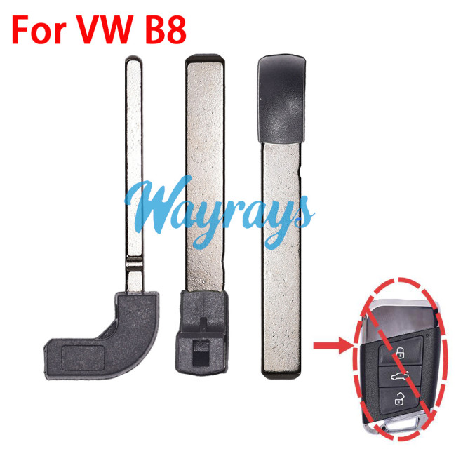 For VW B8 emergency key blade