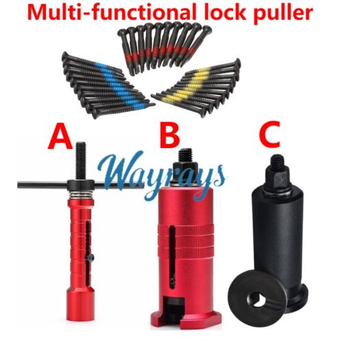 Three Models - New Version European Standard Lock Pin Extractor — Includes Three Sets of Dovetail Self-Tapping Screws