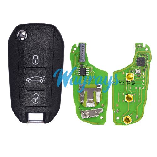 XEPG00EN Xhorse Citroen type 3 button  remote key with XT27B Super chip