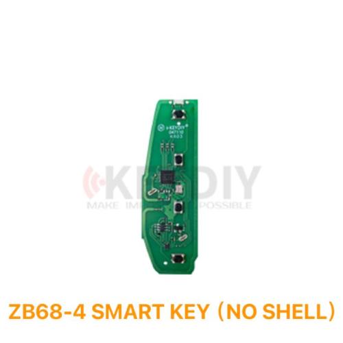 Keydiy ZB68-4 smart remote For 46.47.48.49.4A、MQB48、5Cchip types, match it to the car after generating it,its function is the same as the original smart key