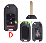 For Honda modified key shell without logo