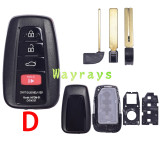 [the blade switch on the back cover]  For Toyota key shell without logo for original board