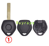 [can put TPX long chip] For Bmw transponder key shell without chip  without chip with logo place