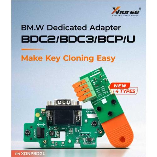 【Pre-sale】XDNPBDGL 2026 Xhorse BM.W Dedicated Adapter BDC2/BDC3/BCP/U work with Multi Prog/ VVDI PROG/ Key Tool Series