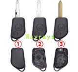 For Citreon Peugeot key shell without logo