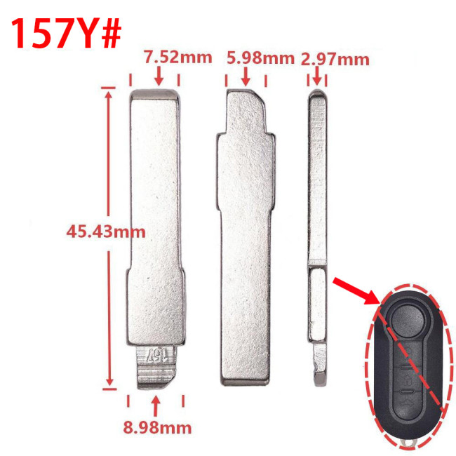 (157Y#)blade,for Fiat Internal Milling Original