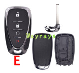 For Chevrolet key shell  without logo
