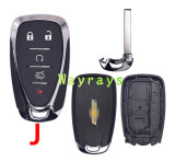For Chevrolet key shell with OEM cross logo place