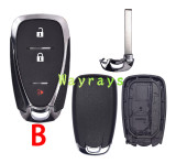 For Chevrolet key shell  without logo