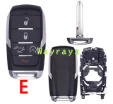 For Chrysler key shell  without logo