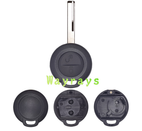 For Mitsubishi key shell which can put TPX long chip without logo