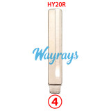 For Hyundai flip key blade HYN14R,use for KZ-HYU023LO KZ-HYU024LO