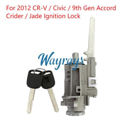 For 2012 Honda CR-V & Civic; 9th Generation Accord, Crider, & Jade ignition lock with 2 keys