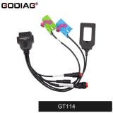 GODIAG GT114 for Audi K-Lline IMMO for A4 A6 C5 2nd & 3rd Generation Dashboard IMMO Key Matching Test Platform Cable