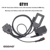 GODIAG VAG Test Platforms, GT112 K-Line with GT111 CAN-Bus and GT110 CAN-Bus UDS ,With Pogo Pin For VAG 2nd/3rd/3.5th/4th Generation Dashboard IMMO