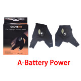 LED Flashlight Fishing Gloves — Luminous Fishing Gear, Emergency Repair, Night Fishing Illumination, Finger Light