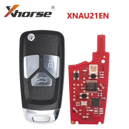 XNAU21EN Xhorse Audi type Second Generation 3 button wireless remote key,Replace XNAU01EN