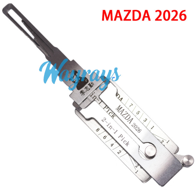 Lishi MAZDA 2026 2 in 1 tool.Support Mazda series