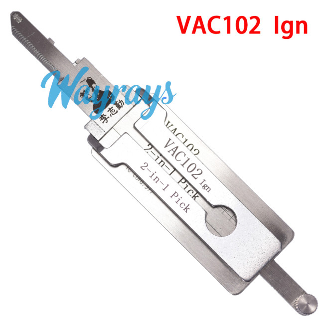 Lishi VAC102 (ign only) 2 in 1 tool.Support Renault ignition