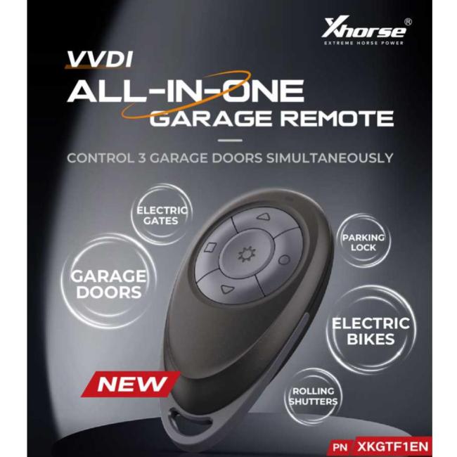 【Per-order】XKGTF1EN Xhorse Second Generation 4 button universal wired remote key