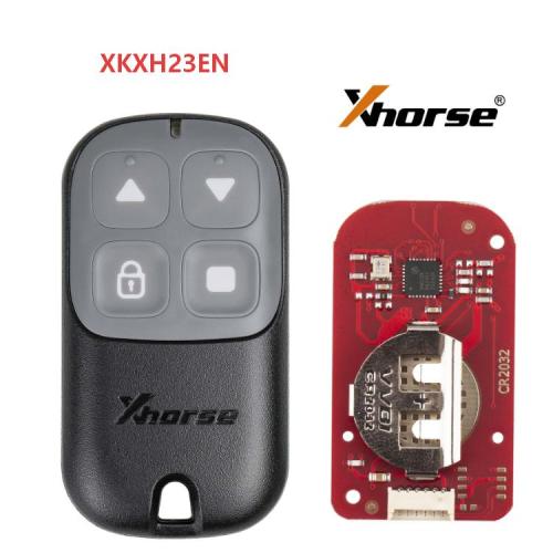 XKXH23EN Xhorse Garage door Second Generation 4 button wire remote key，Replace XKXH03EN