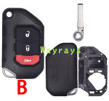 For Jeep key shell  without logo