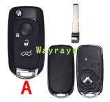 For Fiat key shell with SIP22 blade without logo