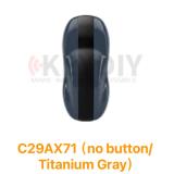 KEYDIY C29AX71 Smart Key Titanium Gray Color Without Buttons ，Compatible with NCF29A1, NCF29A2, NCF29A3, NCF29A4, NCF2953, NCF2954