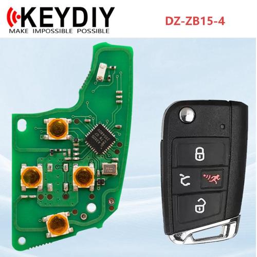 Keydiy DZ-ZB15-4 smart remote，mainly used for VW 5C. Also For 46.47.48.49.4A、MQB48 chip types, match it to the car after generating it，its functionis the same as the original smart key