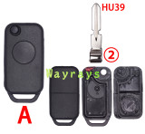 For Benz key shell  with round logo place Note:the A button don't have logo place