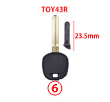For Toyota key shell without logo