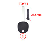 For Toyota key shell without logo