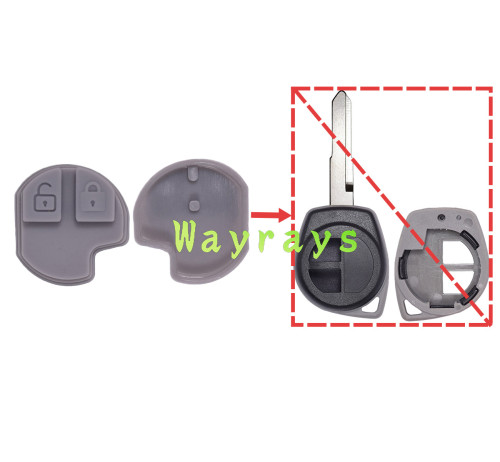 [Only the key rubber pad]For Suzuki key shell