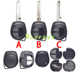For Suzuki Swift TS004 KBRTS002 ID46 chip PCF7936A with FSK 434mhz 2 button remote key