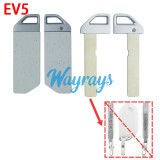 For Kia EV5 EV9 with protective cover emergency key blade,just the color is different