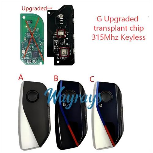 For BMW G series Regular transplant type FSK 315mhz keyless  4 button remote key