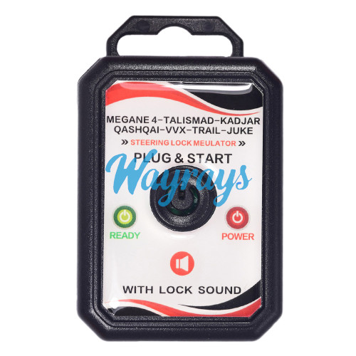 Universal ESL ELV Steering Lock Emulator for Renault Megane 4, Talisman, Kadjar; Nissan Qashqai, X-Trail, Juke with Lock Sound
