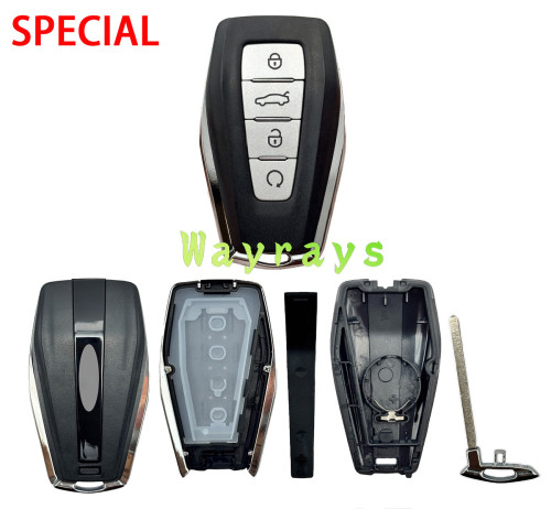 For Geely key shellwith OEM logo place