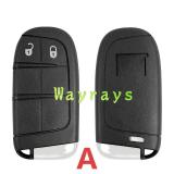For Fiat key shell with square logo place with SIP22 blade