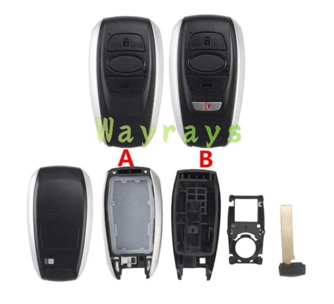 For Subaru key shell without logo place