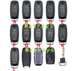 For Nissan key shell with OEM logo place