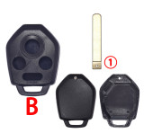 For Subaru key shell without logo