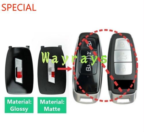 [Only the key shell part]For Audi key shell back with logo place,two types of materials--Matte or Glossy,pls choose the material