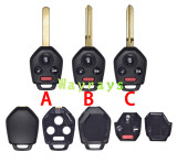 For Subaru CWTWBU766 4D60/62/82 chip with ASK 434mhz 3+1 button remote key