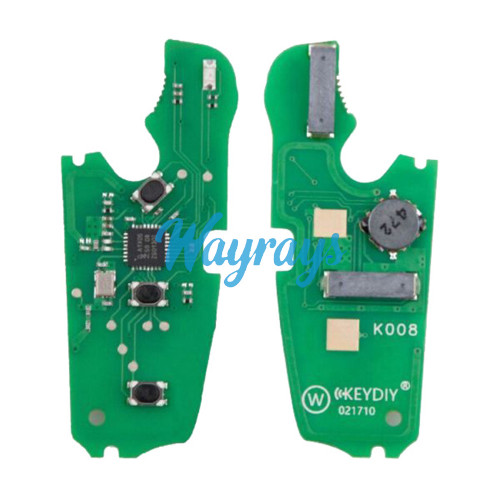 Keydiy ZB09 smart remote，For 46.47.48.49.4A、MQB48、5C chip types, match it to the car after generating it