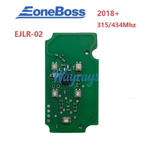 EoneBoss EJLR-02(5B) 2018+ LandRover/Jaguar Smart Key PCB, Separate battery holder, NCF29A1 PEPS Non UWB KEY with Emergency Start Compatible Frequency: 433MHz or 315MHz (Optional)