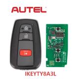 IKEYTY003AL AUTEL IKEY Toyota Style 4D&8A keyless remote for MaxilM KM100,Replace IKEYTY8A3AL