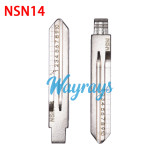 For NSN14 Nissan Key blade with scale