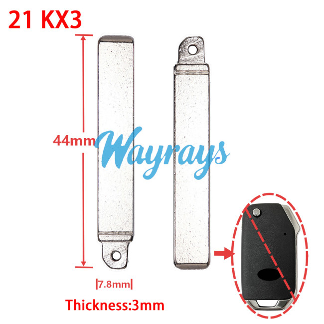 For 21 KX3 Kia filp key blade