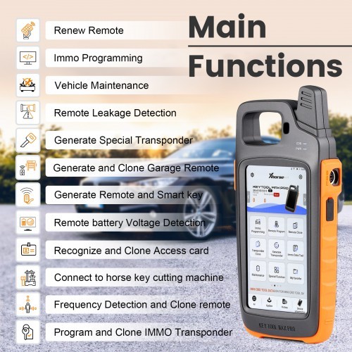XDKMP0EN Xhorse VVDI Key Tool Max PRO Combines Key Tool Max and Mini OBD Tool Functions， Adds CAN FD, BMW CAS1-CAS3 IMMO